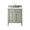 James Martin Vanities Brittany 30in Single Vanity, Sage Green, w/ 3 CM Ethereal Noctis Quartz Top 650-V30-SGR-3ENC - alternate 1